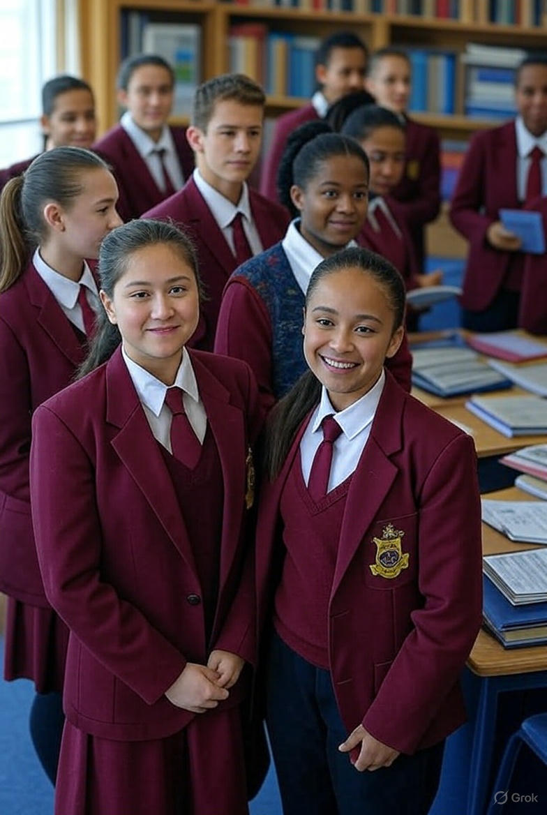 FET learners in classroom or careers fair