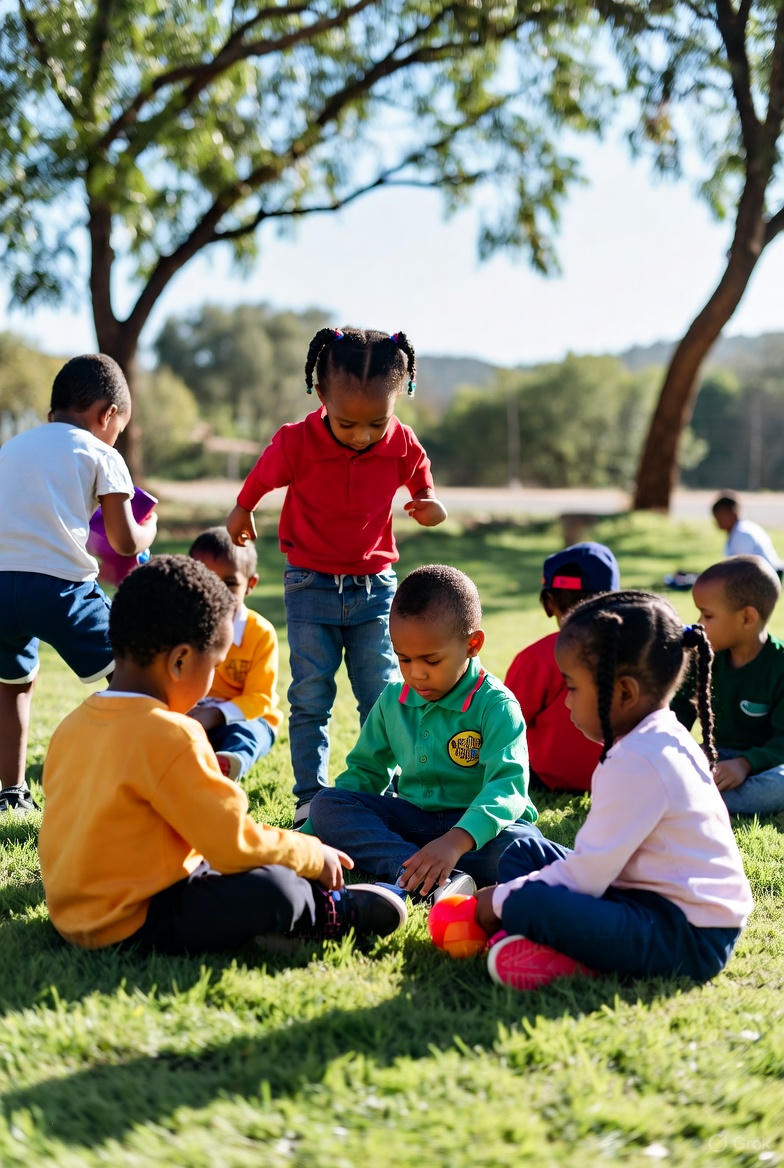 Child reading a book