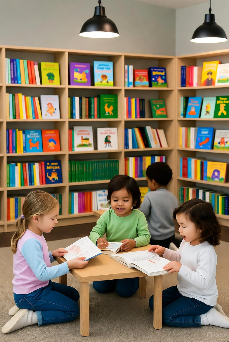 Children playing outside at school